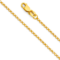 14KY 1.6mm Classic Rolo Cable Chain - CH-0226