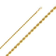 14KY 3mm Solid Rope DC Chain - CH-0387