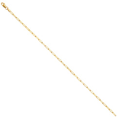 14KY 2.0mm Solid Square Paperclip Chain - CH-0580