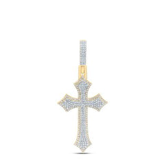 1 3/8CTW-NAT DIA P1 GIFT CROSS PENDANT 186919
