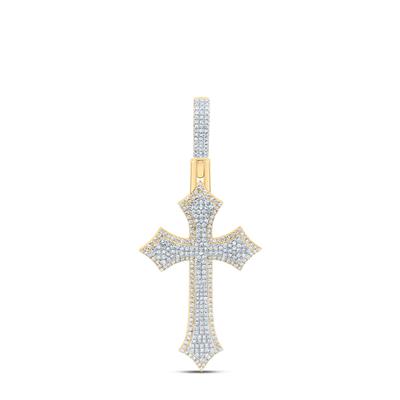 1 3/8CTW-NAT DIA P1 GIFT CROSS PENDANT 186919