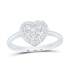 1/3CTW-NAT DIA ANA M FASHION HEART RING 189693
