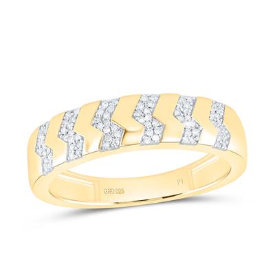 Diamond Heart Trio Ring Set Worn on Hand