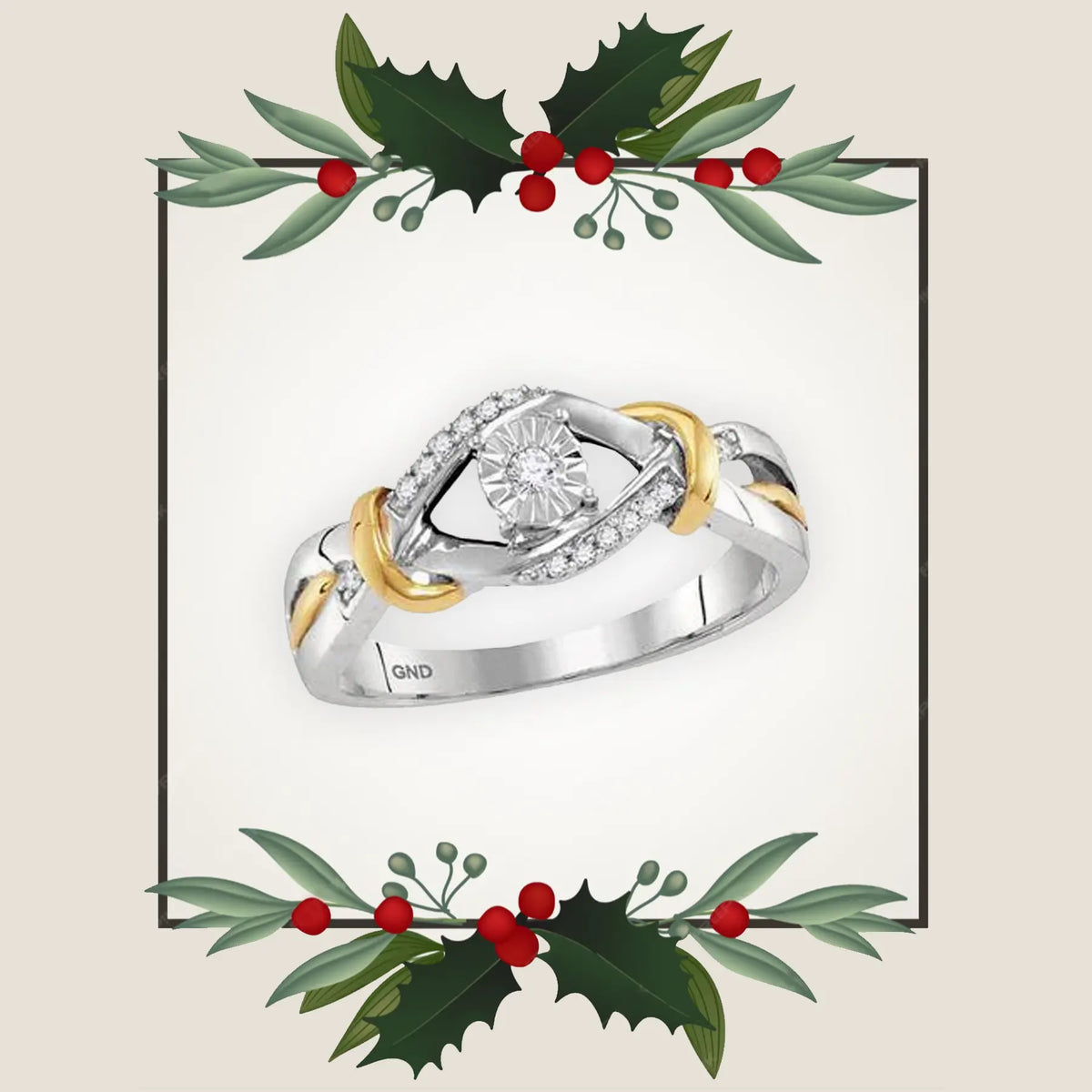 Sterling Silver Round Diamond Solitaire Bridal Engagement Ring 1/10 Cttw 116646