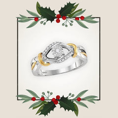 Sterling Silver Round Diamond Solitaire Bridal Engagement Ring 1/10 Cttw 116646