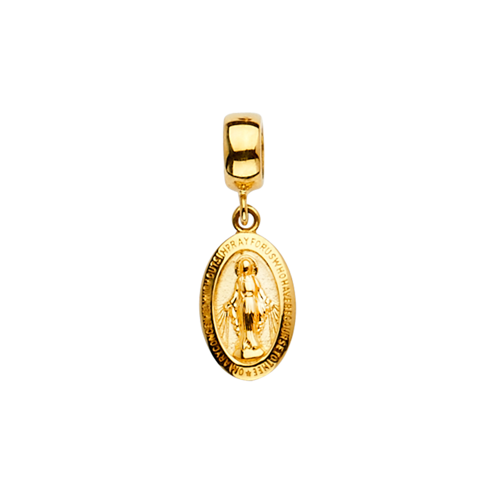 14KY Virgin Mary Charm for Mix&Match